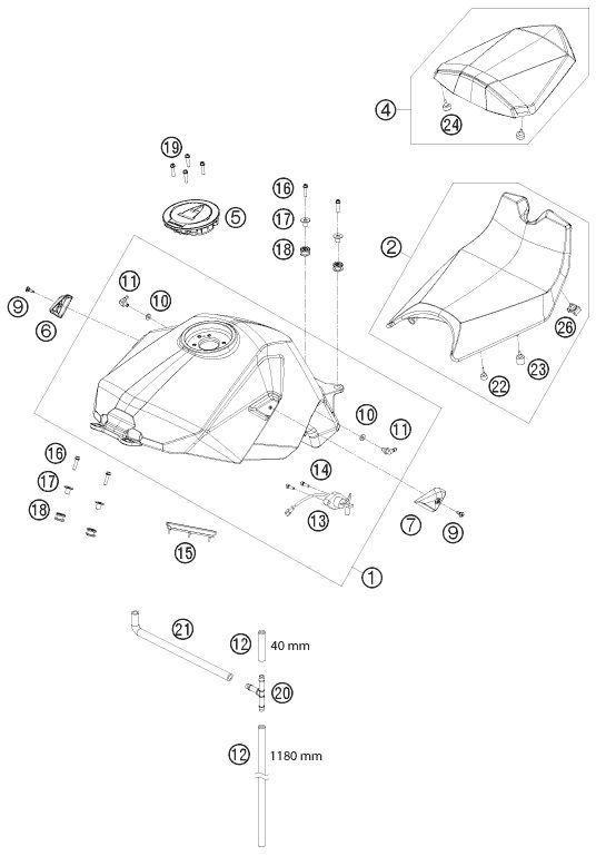 Náhled schématu TANK, SEAT