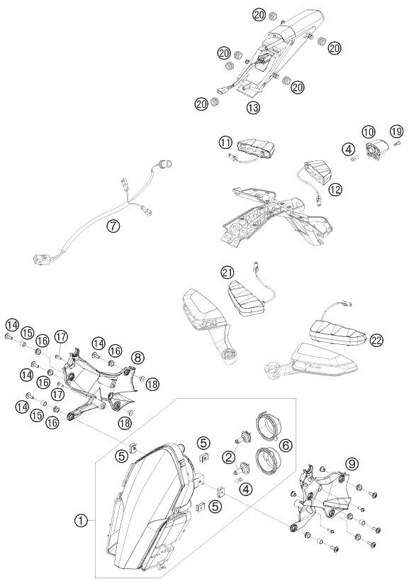 Náhled schématu LIGHTING SYSTEM