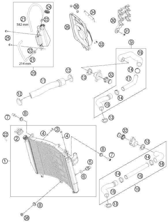 Náhled schématu COOLING SYSTEM