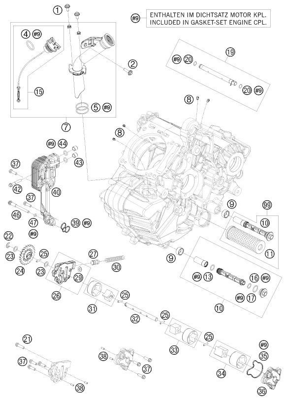 Náhled schématu LUBRICATING SYSTEM