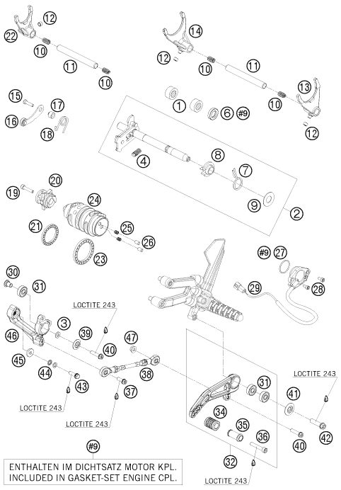 Náhled schématu SHIFTING MECHANISM