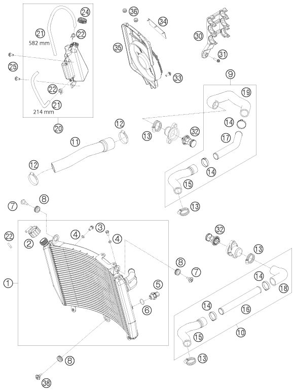 Náhled schématu COOLING SYSTEM