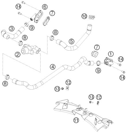 Náhled schématu SECONDARY AIR SYSTEM SAS