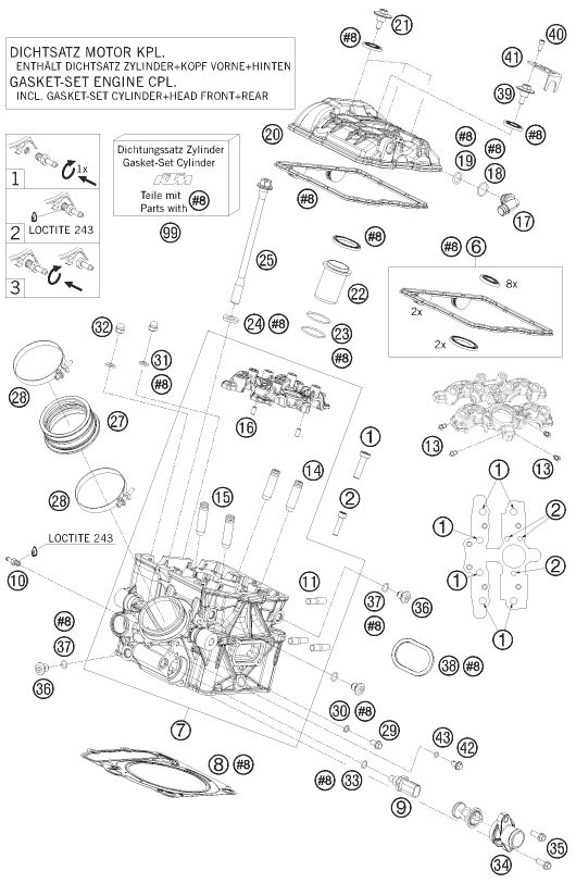 Náhled schématu CYLINDER HEAD REAR