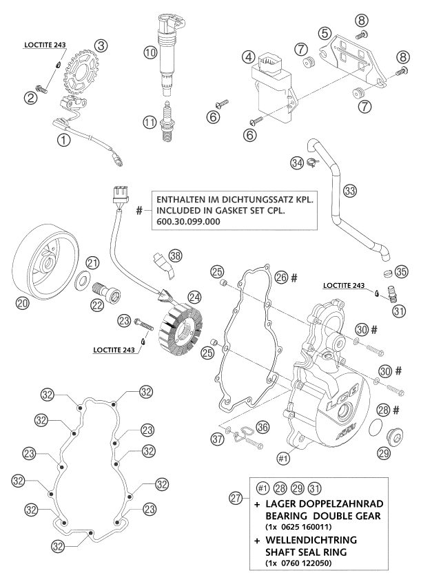 Náhled schématu IGNITION SYSTEM