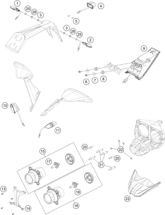 Náhled schématu LIGHTING SYSTEM