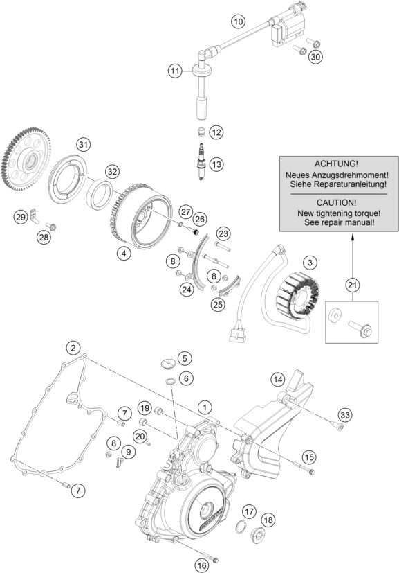 Náhled schématu IGNITION SYSTEM