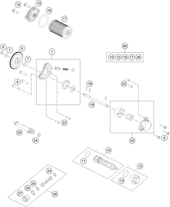 Náhled schématu LUBRICATING SYSTEM