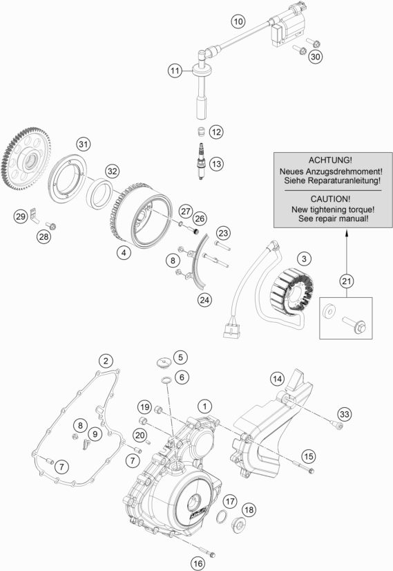 Náhled schématu IGNITION SYSTEM