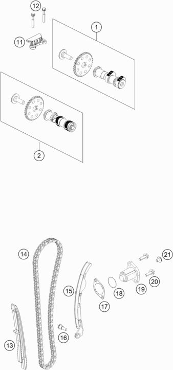 Náhled schématu TIMING DRIVE