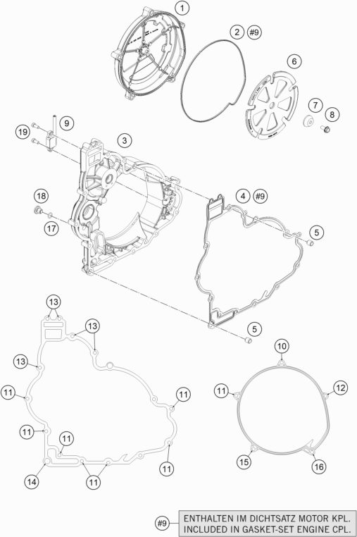 Náhled schématu CLUTCH COVER