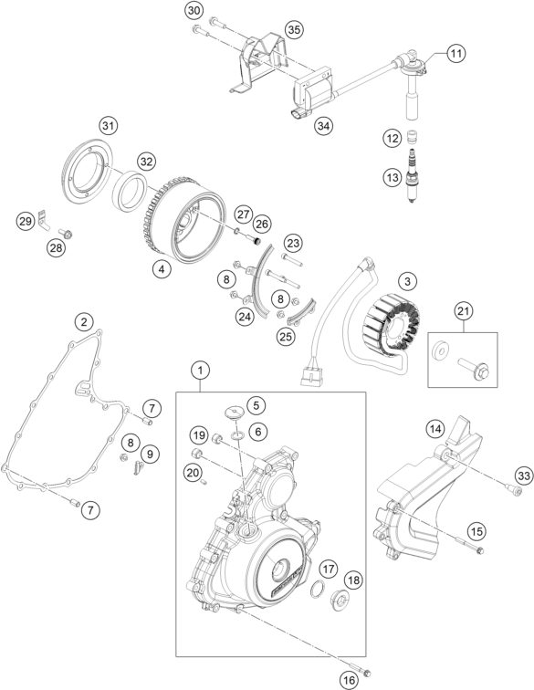 Náhled schématu IGNITION SYSTEM