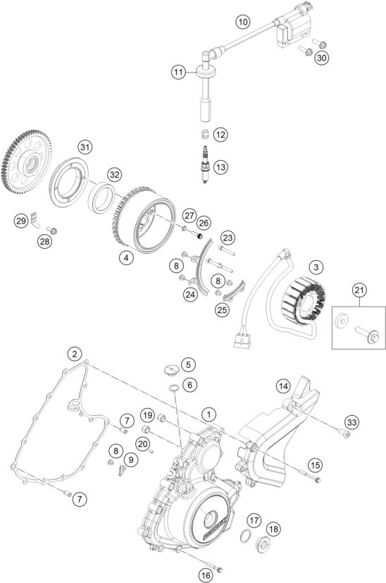 Náhled schématu IGNITION SYSTEM
