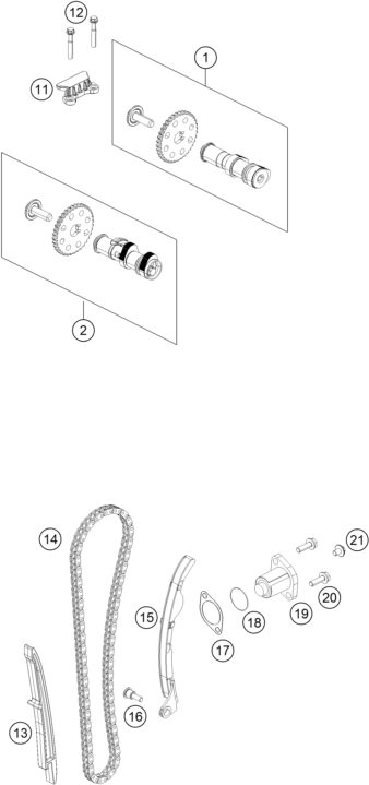Náhled schématu TIMING DRIVE