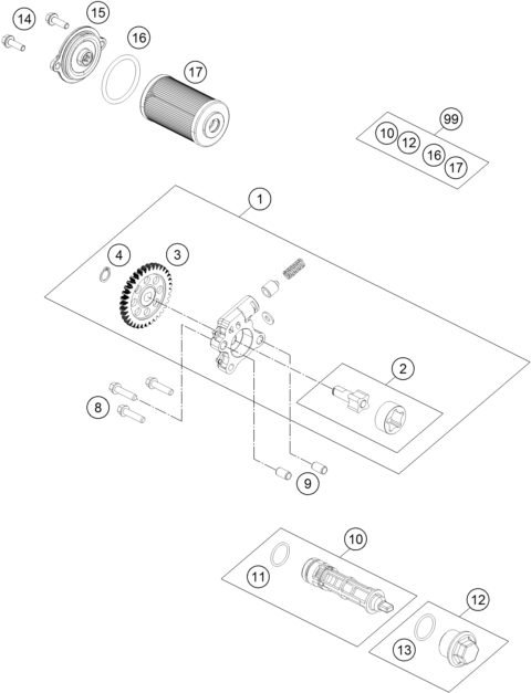 Náhled schématu LUBRICATING SYSTEM