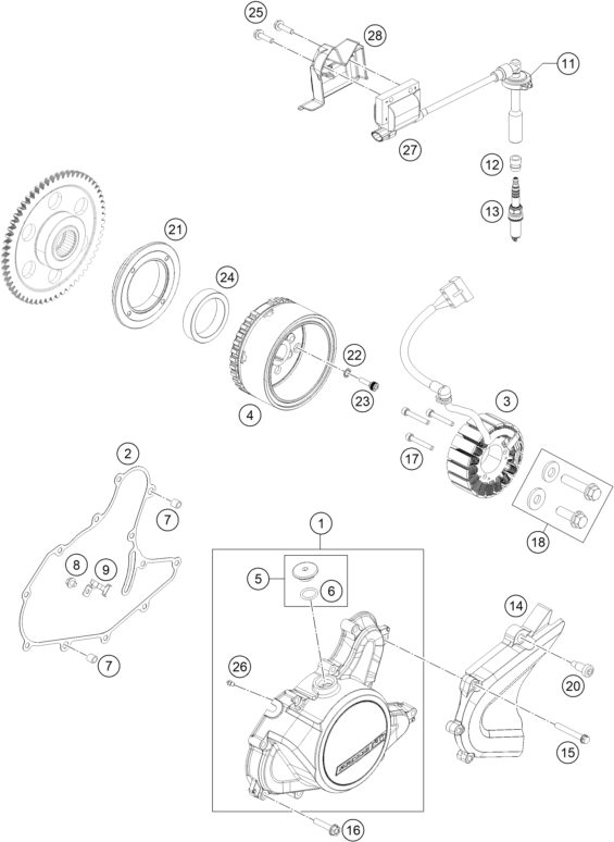 Náhled schématu IGNITION SYSTEM