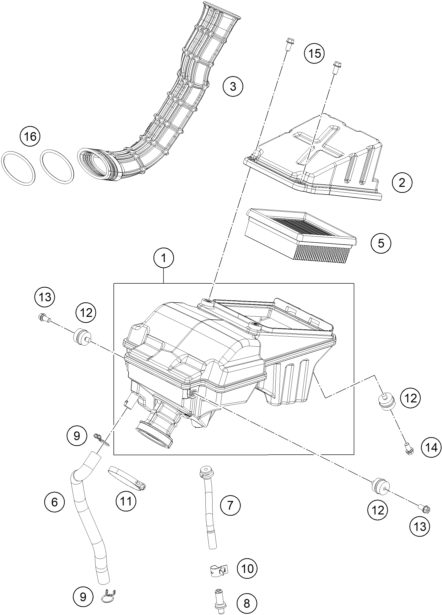 Náhled schématu AIR FILTER
