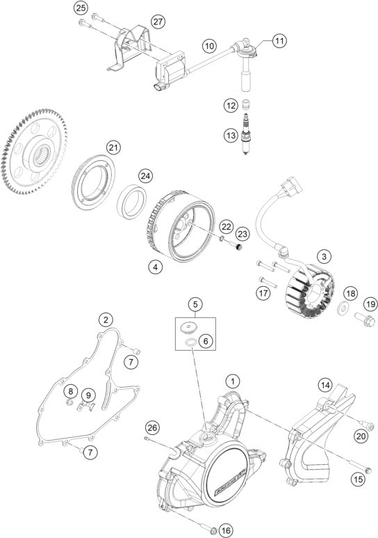 Náhled schématu IGNITION SYSTEM
