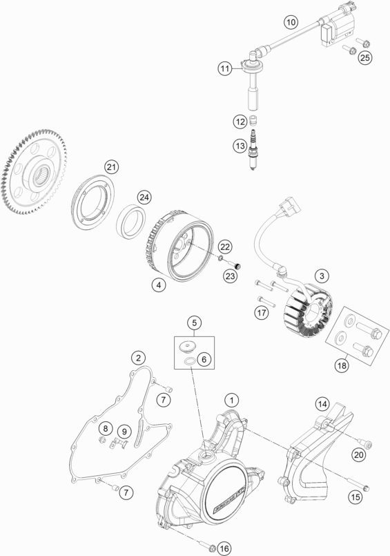 Náhled schématu IGNITION SYSTEM
