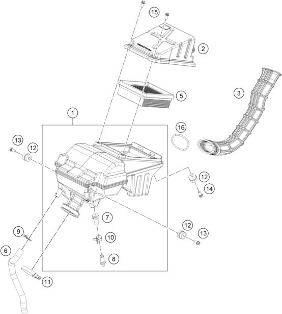 Náhled schématu AIR FILTER