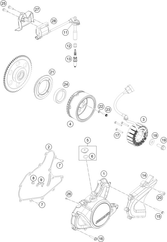Náhled schématu IGNITION SYSTEM