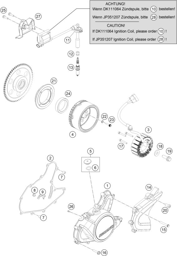 Náhled schématu IGNITION SYSTEM