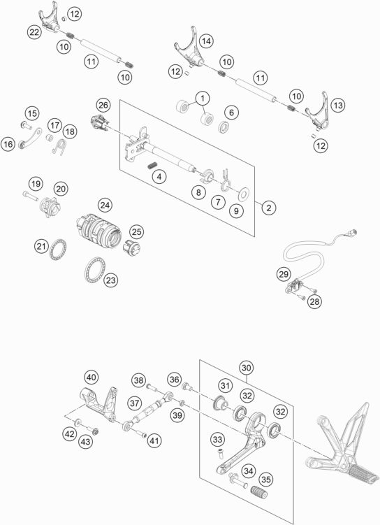 Náhled schématu SHIFTING MECHANISM