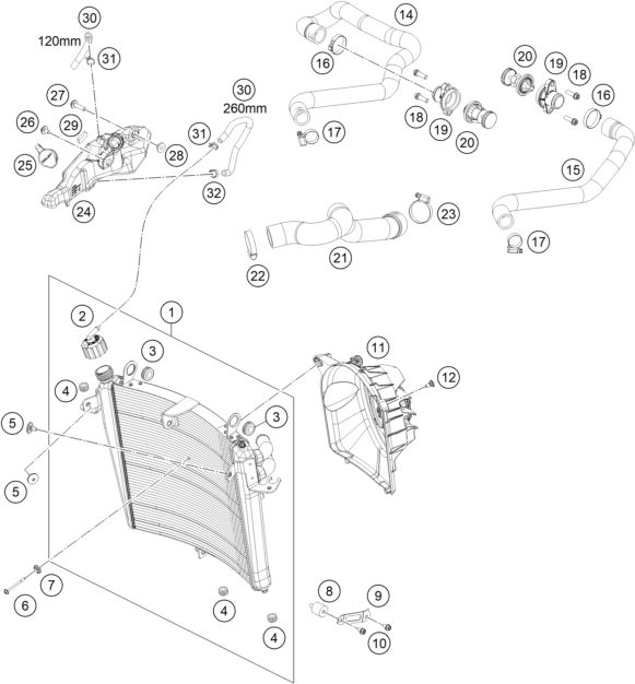 Náhled schématu COOLING SYSTEM