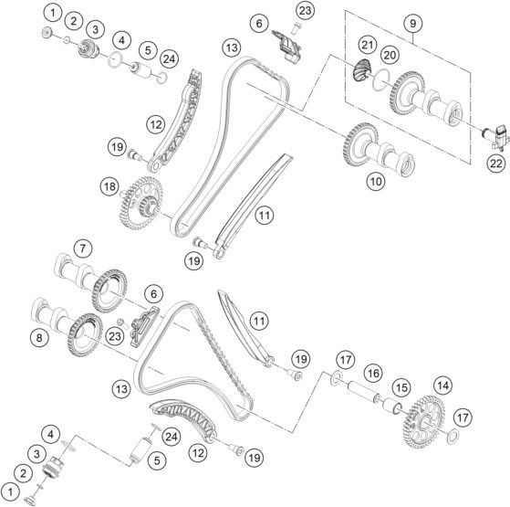 Náhled schématu TIMING DRIVE