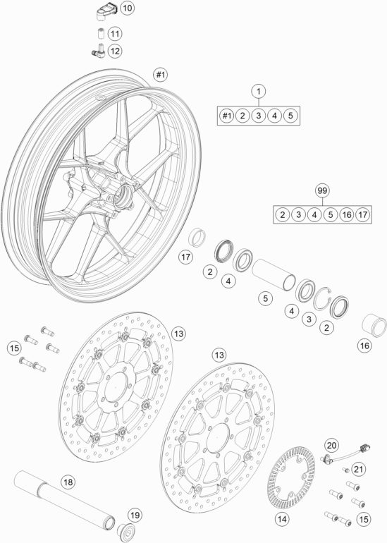 Náhled schématu FRONT WHEEL