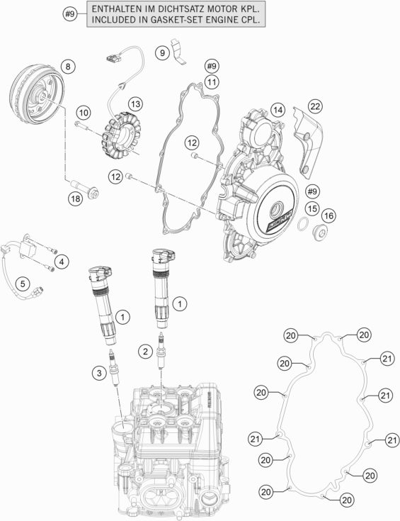 Náhled schématu IGNITION SYSTEM