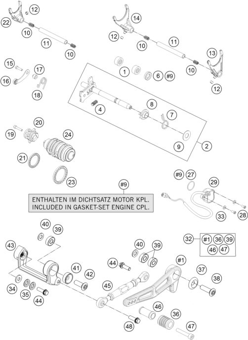Náhled schématu SHIFTING MECHANISM