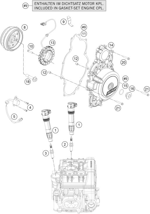 Náhled schématu IGNITION SYSTEM