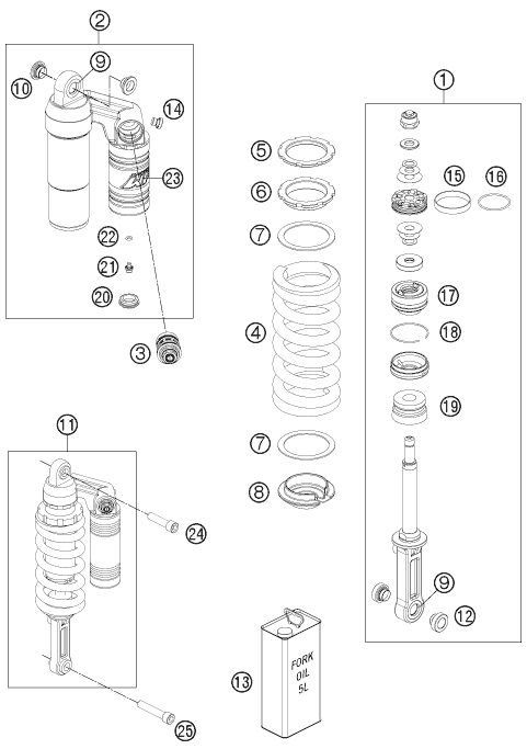 Náhled schématu SHOCK ABSORBER