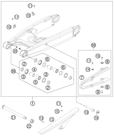 Náhled schématu SWING ARM