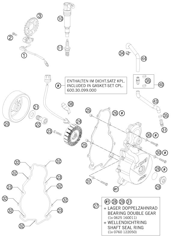 Náhled schématu IGNITION SYSTEM