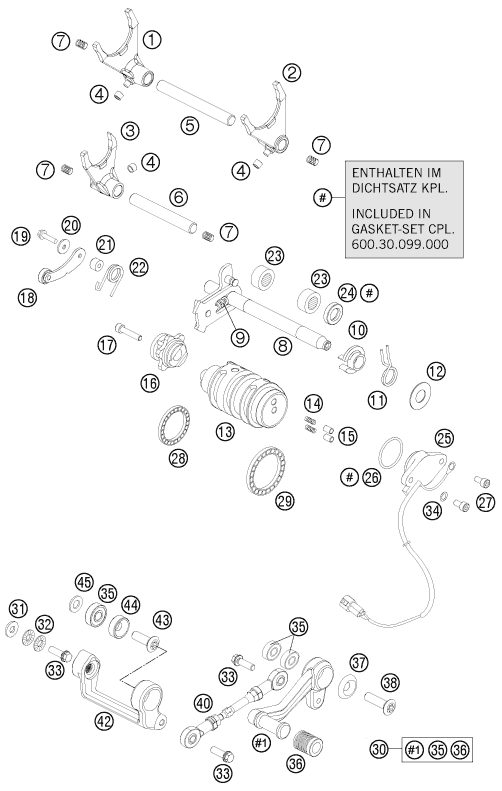 Náhled schématu SHIFTING MECHANISM