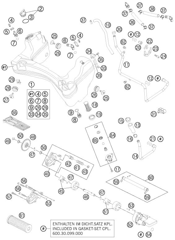 Náhled schématu LUBRICATING SYSTEM
