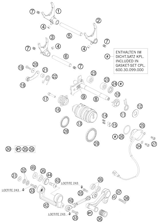 Náhled schématu SHIFTING MECHANISM
