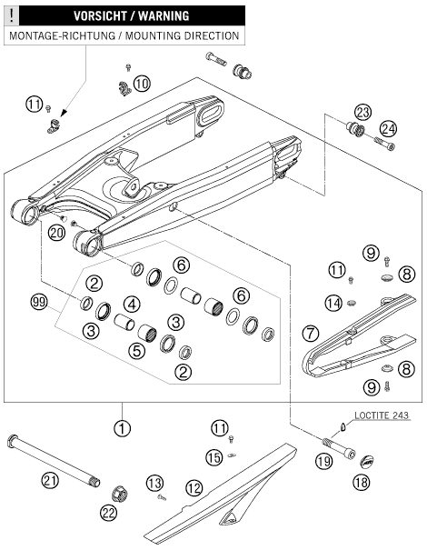 Náhled schématu SWING ARM