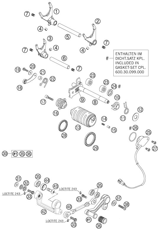 Náhled schématu SHIFTING MECHANISM