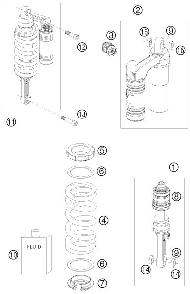 Náhled schématu SHOCK ABSORBER