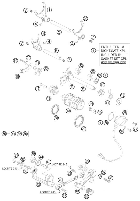 Náhled schématu SHIFTING MECHANISM