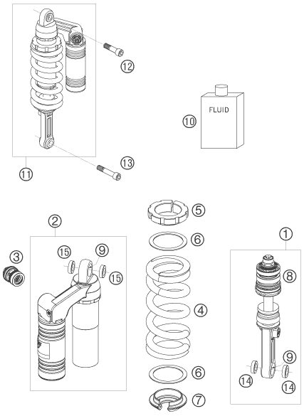 Náhled schématu SHOCK ABSORBER