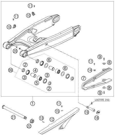 Náhled schématu SWING ARM