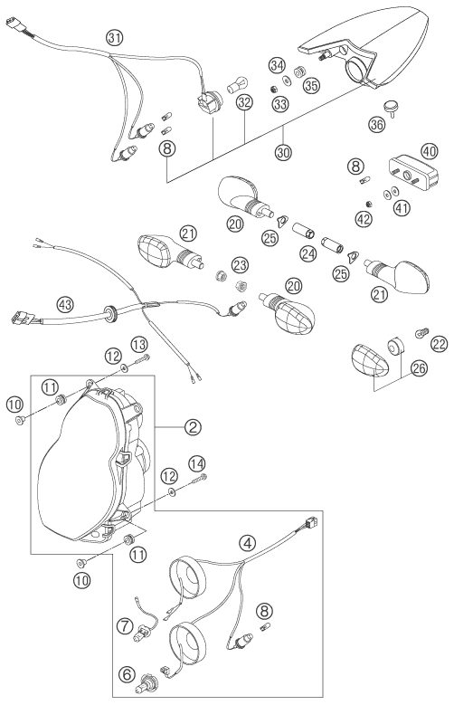 Náhled schématu LIGHTING SYSTEM