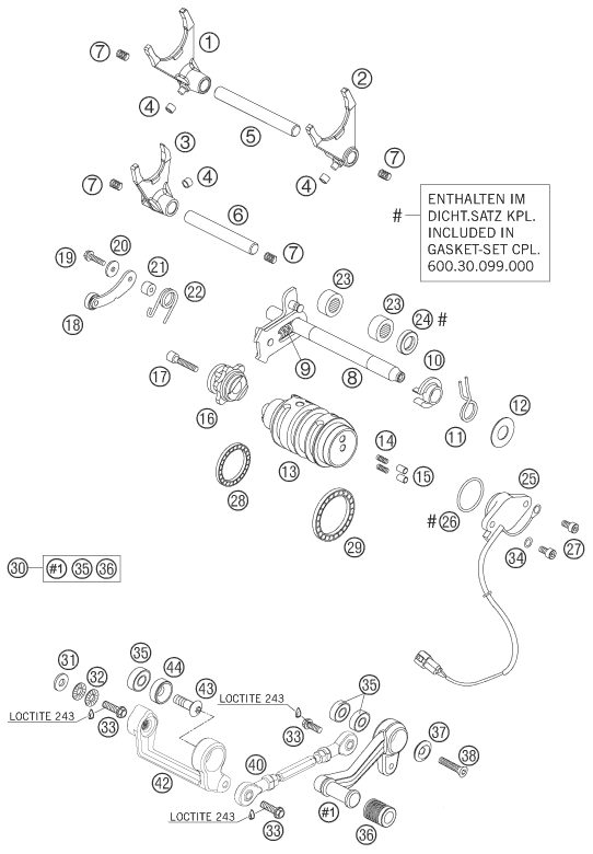 Náhled schématu SHIFTING MECHANISM