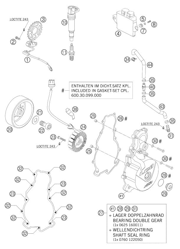 Náhled schématu IGNITION SYSTEM