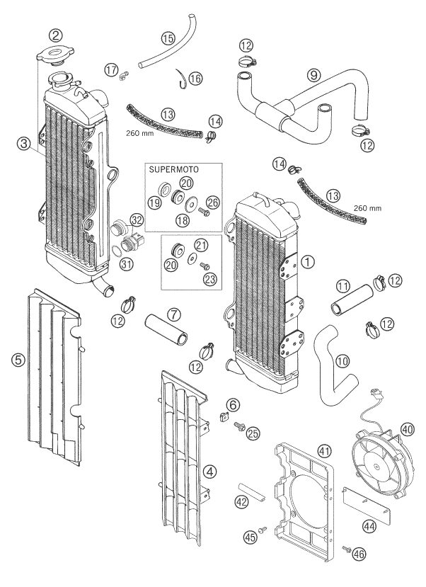 Náhled schématu COOLING SYSTEM