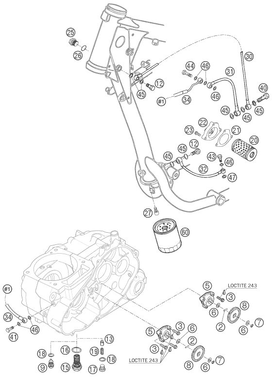 Náhled schématu LUBRICATING SYSTEM